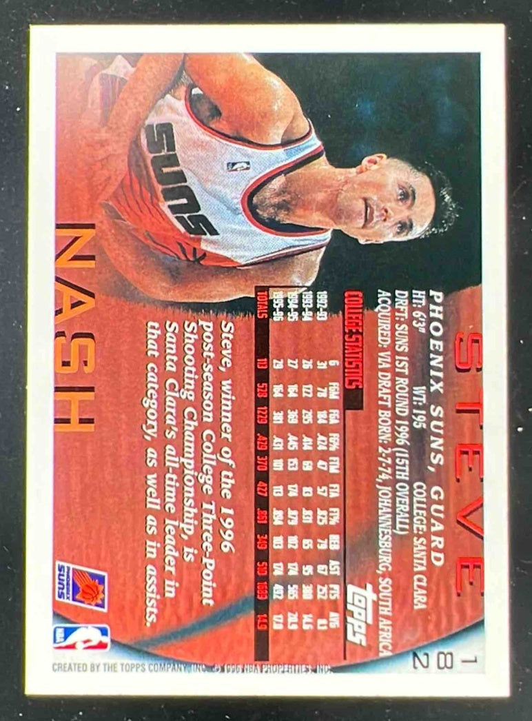1996-97 Topps NBA at 50 #182 Steve Nash RC