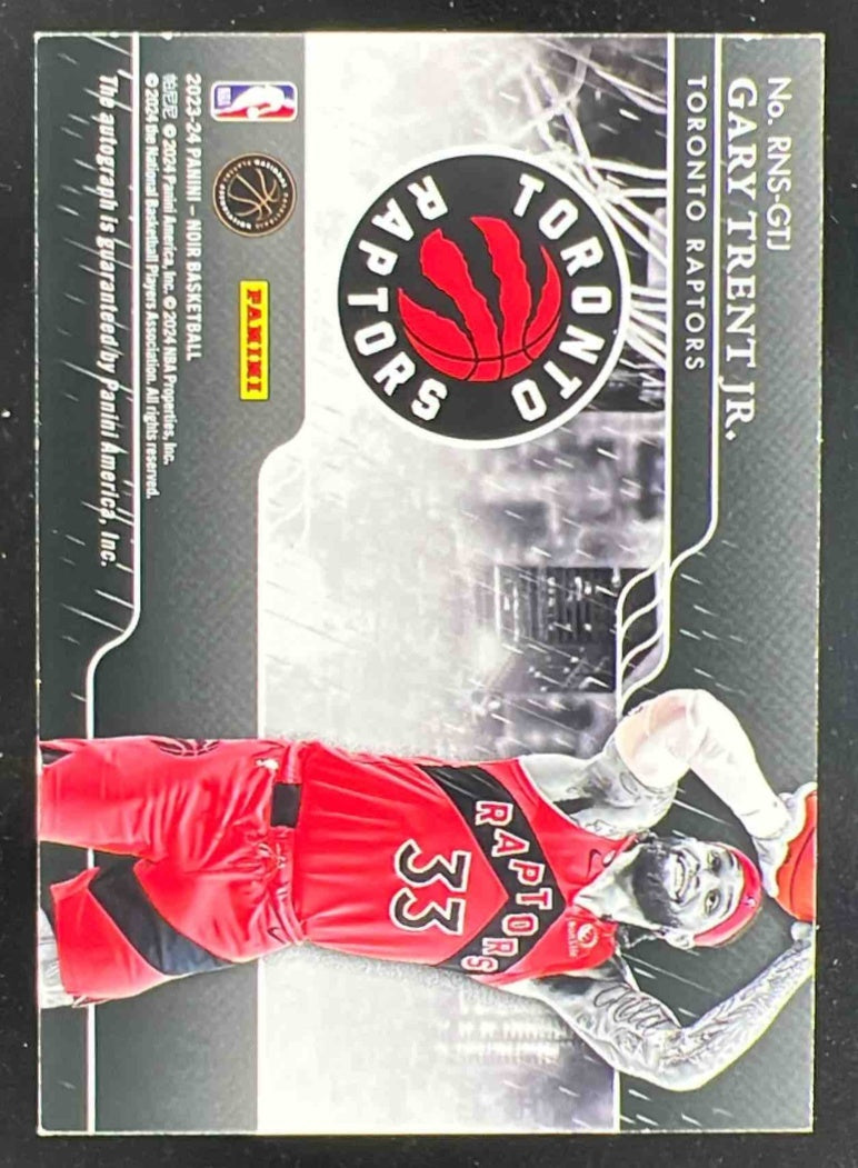 2023-24 Panini Noir Reigning Nights Autograph Gary Trent Jr Auto /99