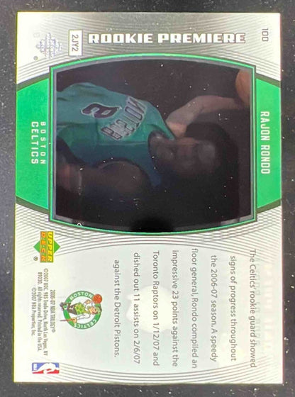 2006-07 Upper Deck Trilogy #100 Rajon Rondo RC /499