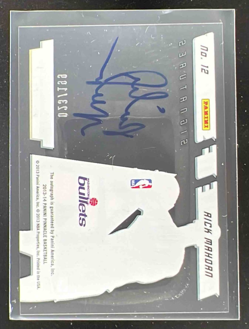 2013-14 Pinnacle Pinnacle of Success Autographs #12 Rick Mahorn Auto /199