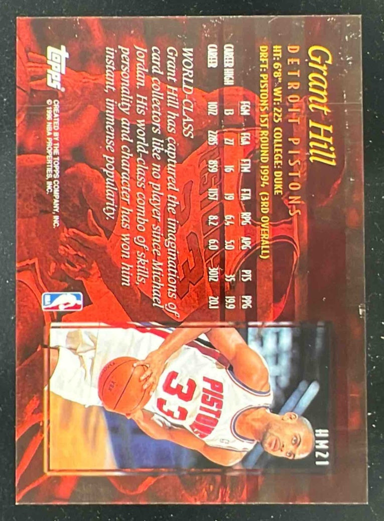 1996-97 Topps Hobby Masters #HM21 Grant Hill
