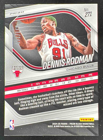 2024-25 Panini Prizm Black Legends Purple Ice Prizms #271 Dennis Rodman /149