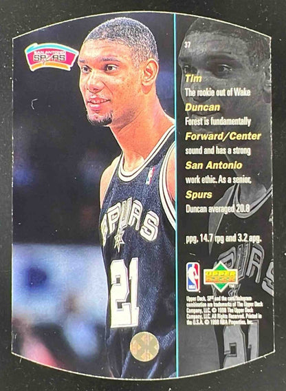 1997-98 SPx #37 Tim Duncan RC