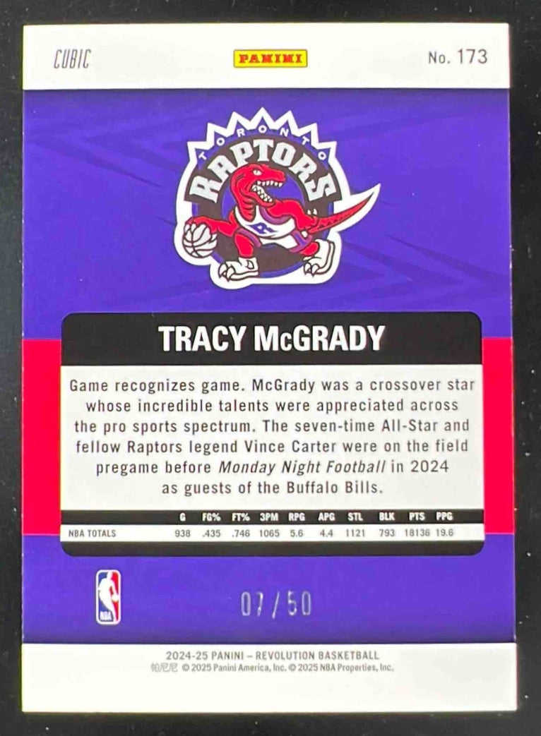 2024-25 Panini Revolution Cubic #173 Tracy McGrady /50