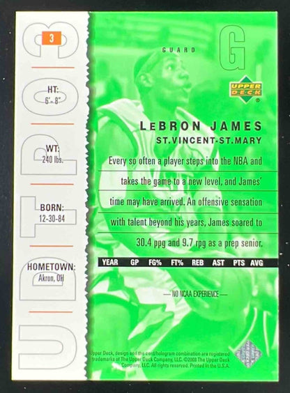 2003 Upper Deck Top Prospects #3 LeBron James