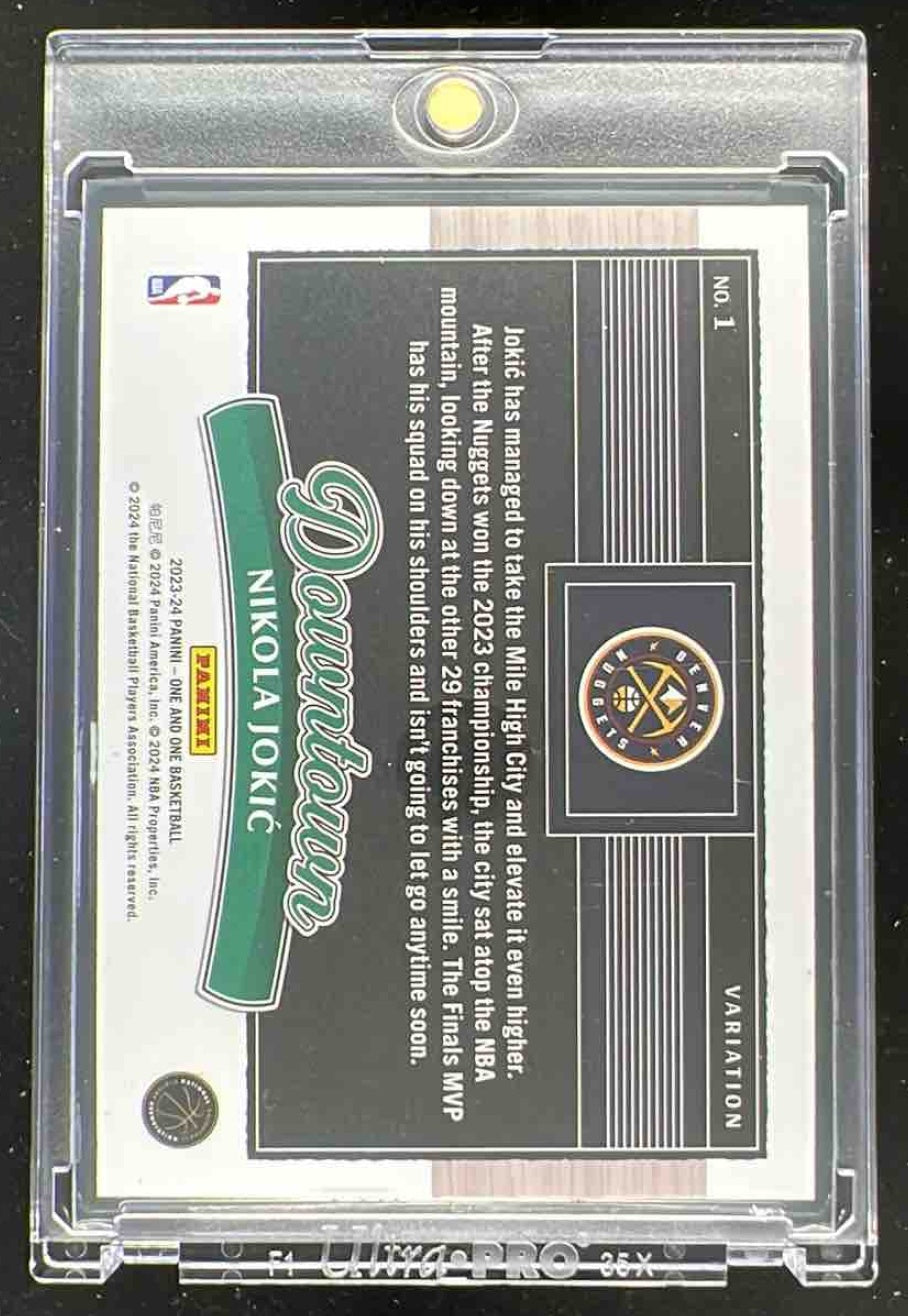 2023-24 Panini One & One Downtown SP #1 Nikola Jokic