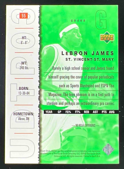 2003 Upper Deck Top Prospects #55 LeBron James