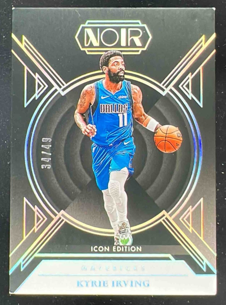 2024 Panini Noir Icon Edition Holo Silver #77 Kyrie Irving /49