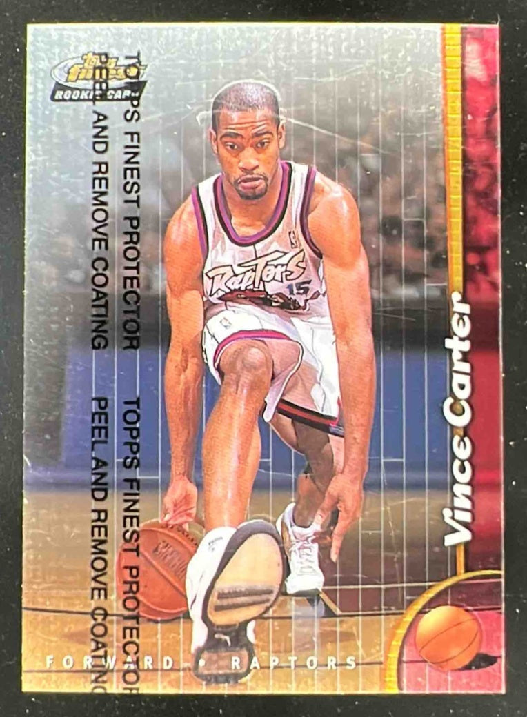 1998-99 Topps Finest #230 Vince Carter RC