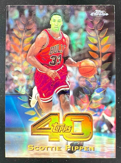 1997-98 Topps Chrome Topps 40 Refractor #T40-40 Scottie Pippen