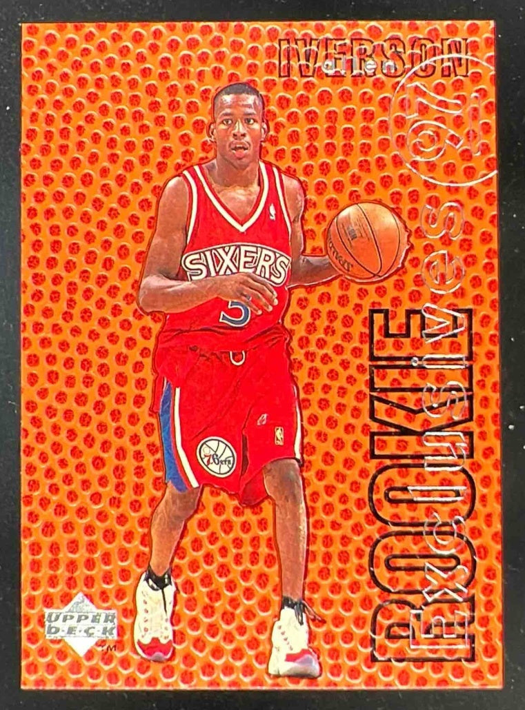 1996-97 Upper Deck Rookie Exclusives #R1 Allen Iverson RC