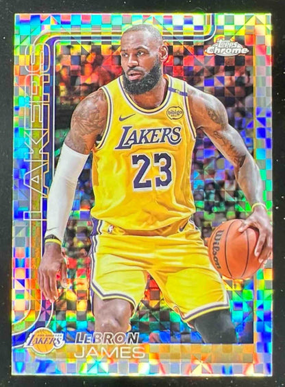 2025-26 Topps Chrome X-Fractor #127 LeBron James