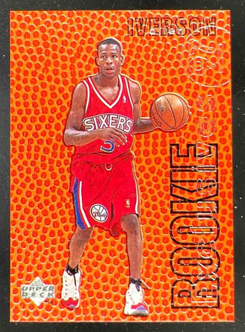1996-97 Upper Deck Rookie Exclusives #R1 Allen Iverson RC