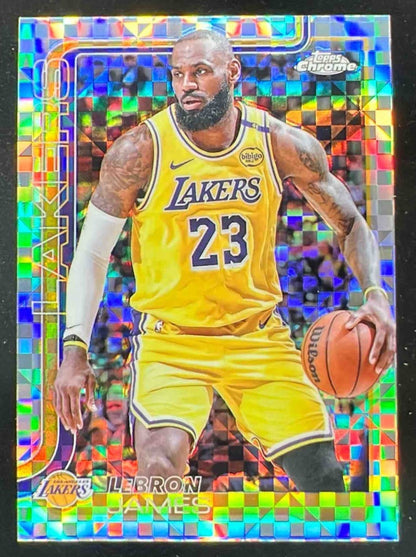 2025-26 Topps Chrome X-Fractor #127 LeBron James