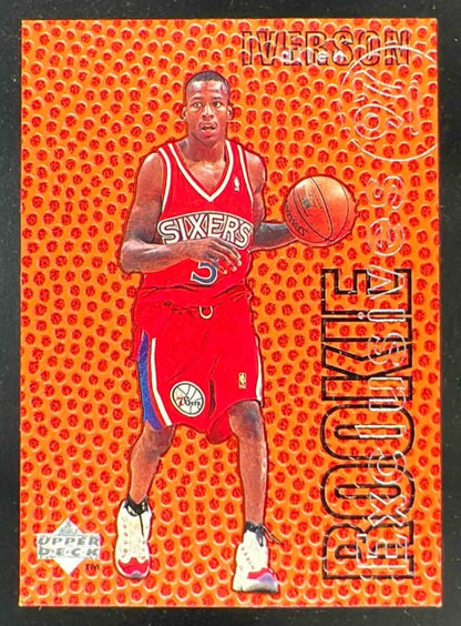 1996-97 Upper Deck Rookie Exclusives #R1 Allen Iverson RC