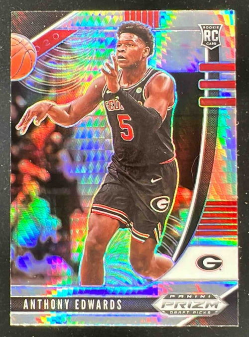 2020-21 Panini Prizm Draft Picks Collegiate Hyper Prizm #41 Anthony Edwards RC
