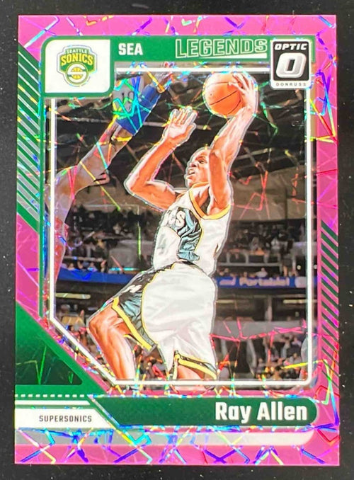 2024-25 Panini Donruss Optic Legends Pink Velocity #240 Ray Allen /79