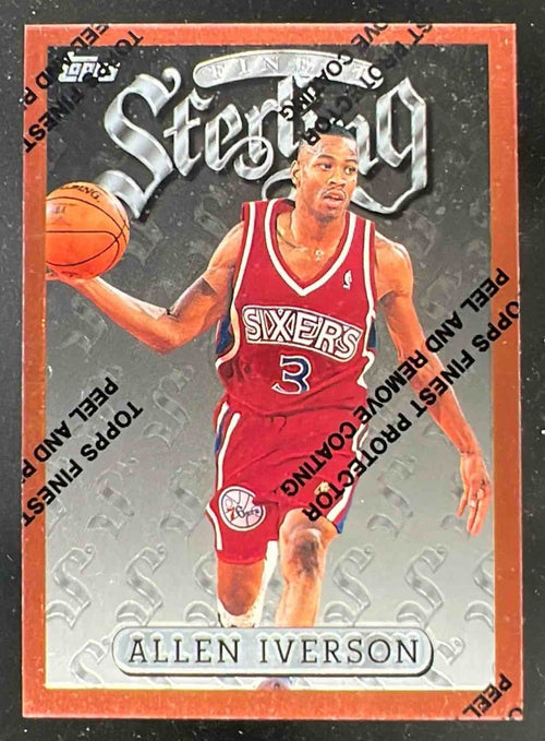 1996-97 Topps Finest Bronze #240 Allen Iverson