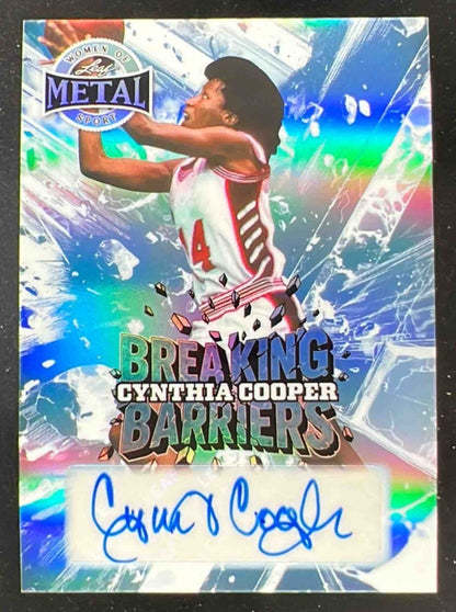 2025 Leaf Metal Breaking Barriers Autograph Cynthia Cooper Auto /8