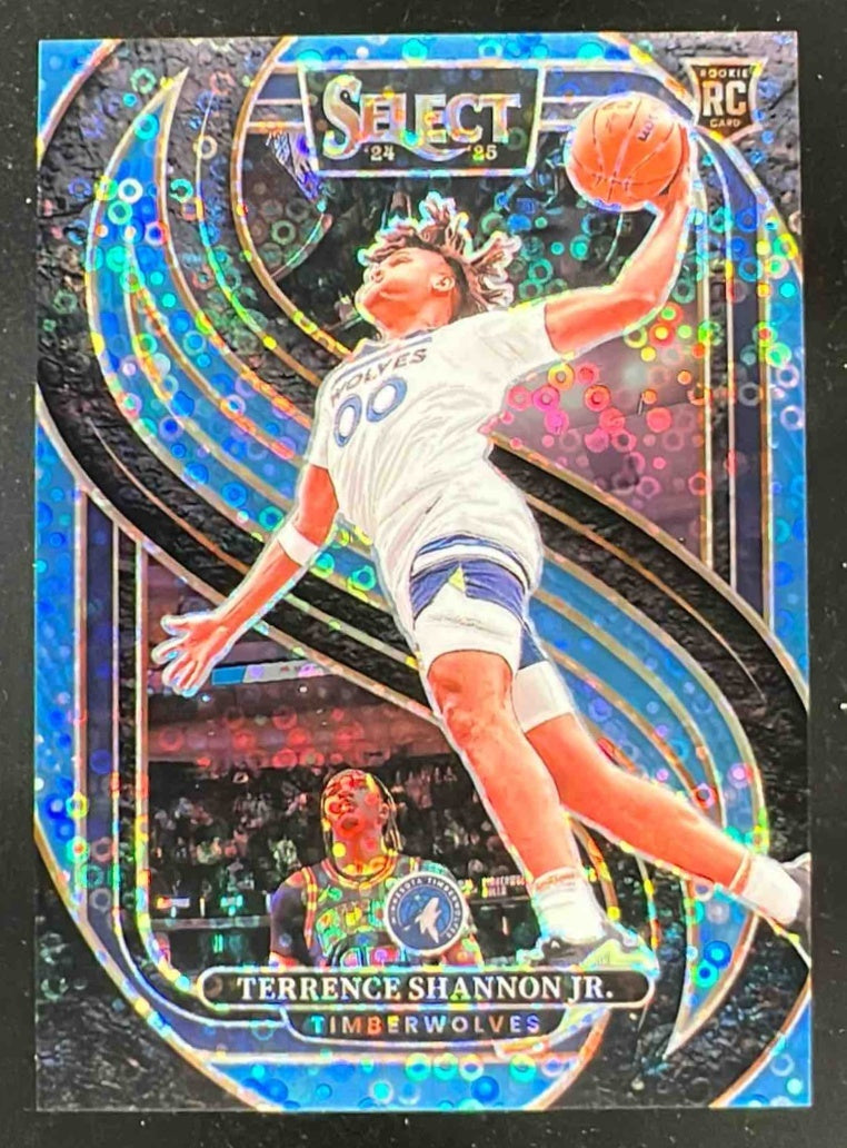 2024-25 Select Premier Light Blue Disco Prizm #183 Terrence Shannon Jr. RC /99