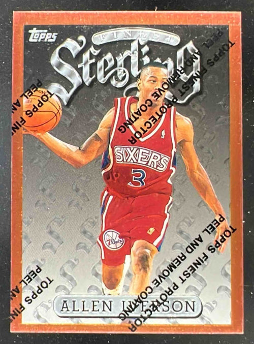 1996-97 Topps Finest Bronze #240 Allen Iverson