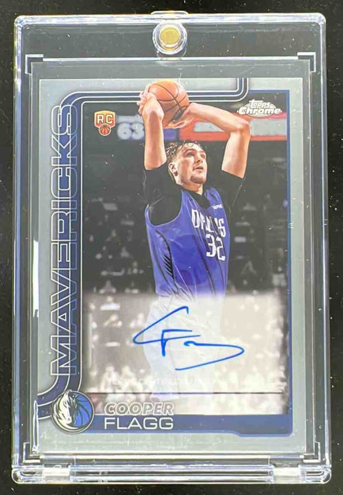 2025-26 Topps Chrome Rookie Autograph #TCAR-CF Cooper Flagg RC Auto