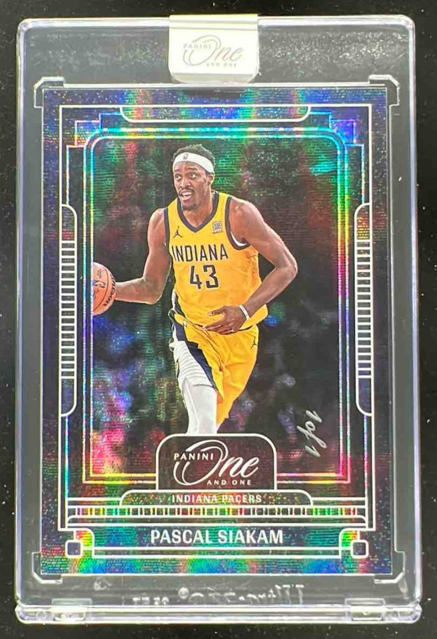 2024-25 Panini One and One Black #39 Pascal Siakam 1/1