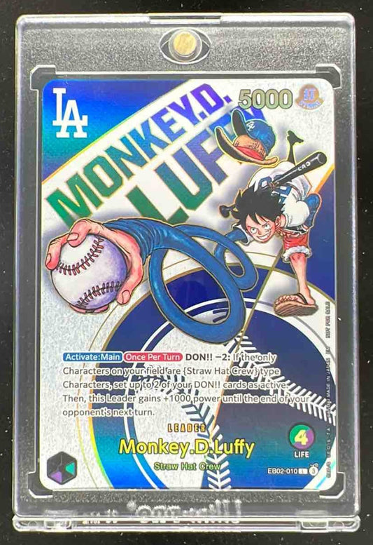 2025 One Piece Promo LA Dodgers Giveaway Monkey D. Luffy