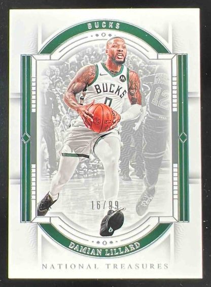 2023-24 Panini National Treasures #8 Damian Lillard /99