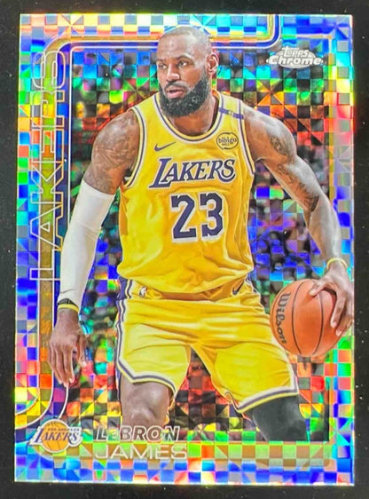 2025-26 Topps Chrome X-Fractor #127 LeBron James