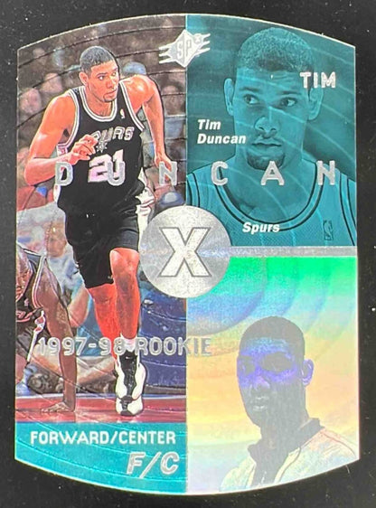 1997-98 SPx #37 Tim Duncan RC