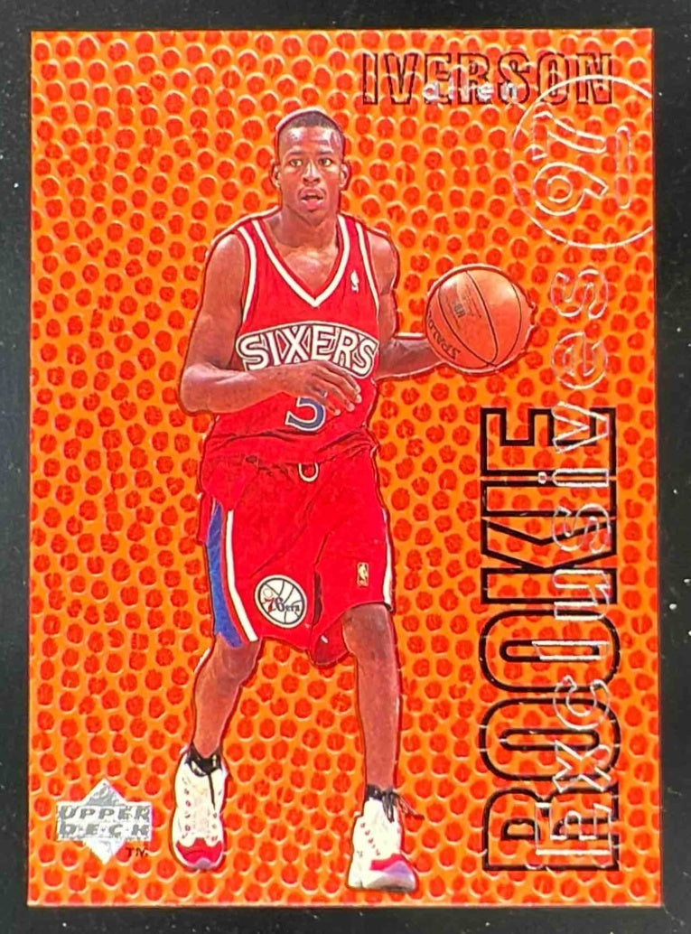 1996-97 Upper Deck Rookie Exclusives #R1 Allen Iverson RC