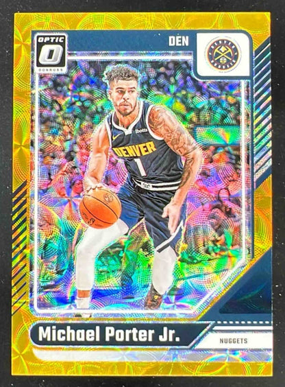 2024-25 Panini Donruss Optic Gold International #13 Michael Porter Jr. /10