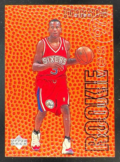 1996-97 Upper Deck Rookie Exclusives #R1 Allen Iverson RC