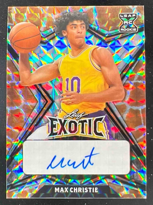Leaf Exotic Rookie Autograph Max Christie Auto