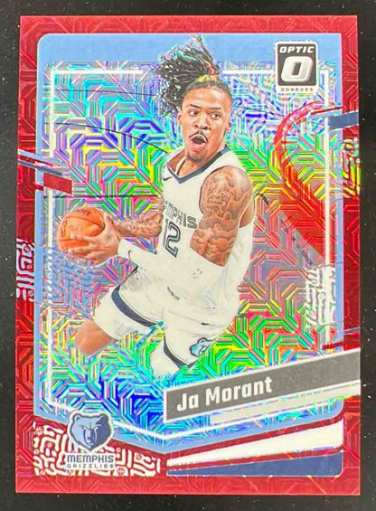 2023-24 Panini Donruss Optic Choice Red Prizm #190 Ja Morant /88