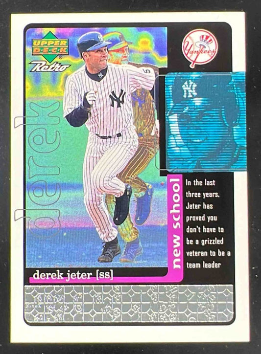 1999 Upper Deck Retro Old School/New School #S30 Derek Jeter /1000