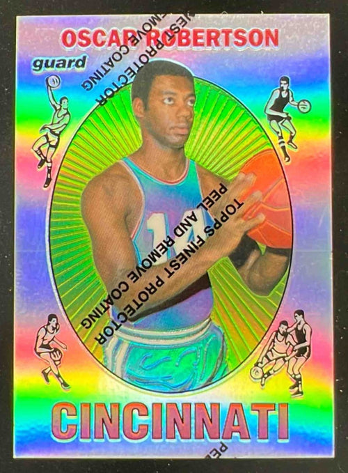 1996-97 Topps Finest Reprints Refractor #38 Oscar Robertson