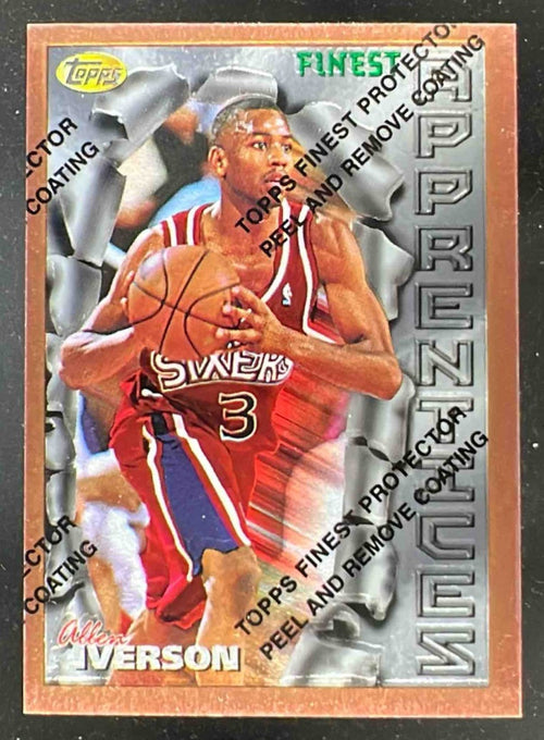 1996-97 Topps Finest Bronze #69 Allen Iverson