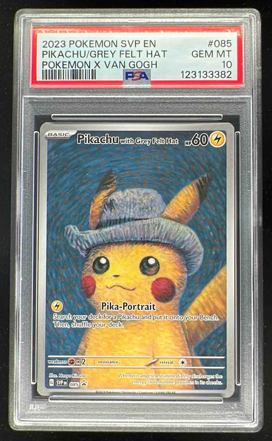 2023 Pokemon SV Black Star Promos - SVP EN Promos #085 Pikachu Van Gogh PSA 10
