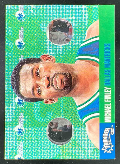 1998-99 Skybox x Thunder Flight School #3 Michael Finley