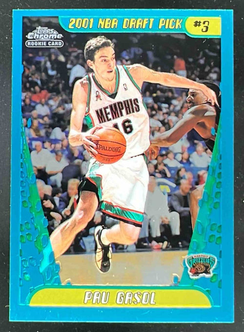 2001-02 Topps Chrome #131 Pau Gasol RC