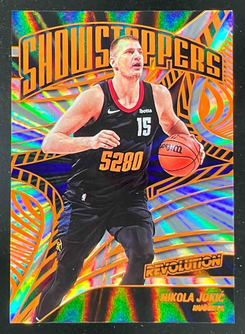 2024-25 Panini Revolution Showstoppers Sunburst #2 Nikola Jokic /75