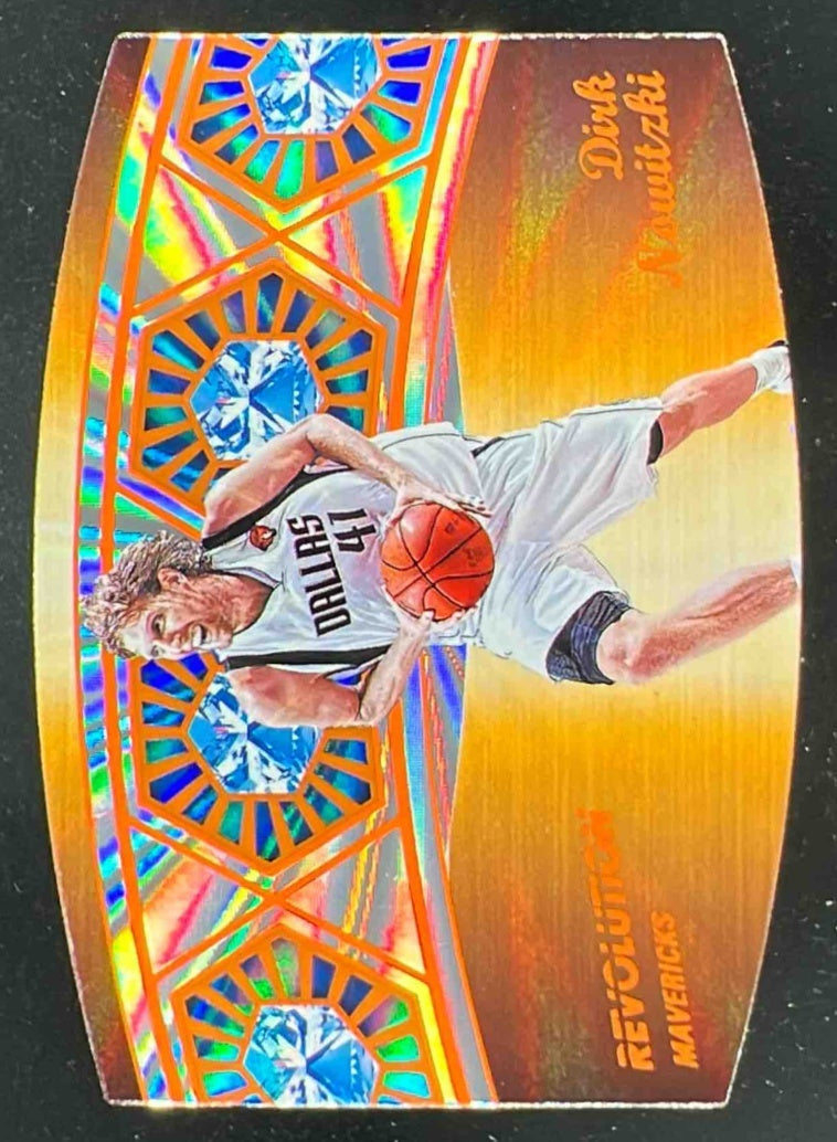 2024-25 Panini Revolution Ring Bearers Sunburst #9 Dirk Nowitzki /75