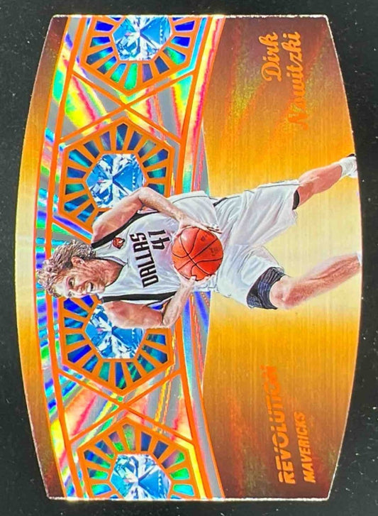 2024-25 Panini Revolution Ring Bearers Sunburst #9 Dirk Nowitzki /75