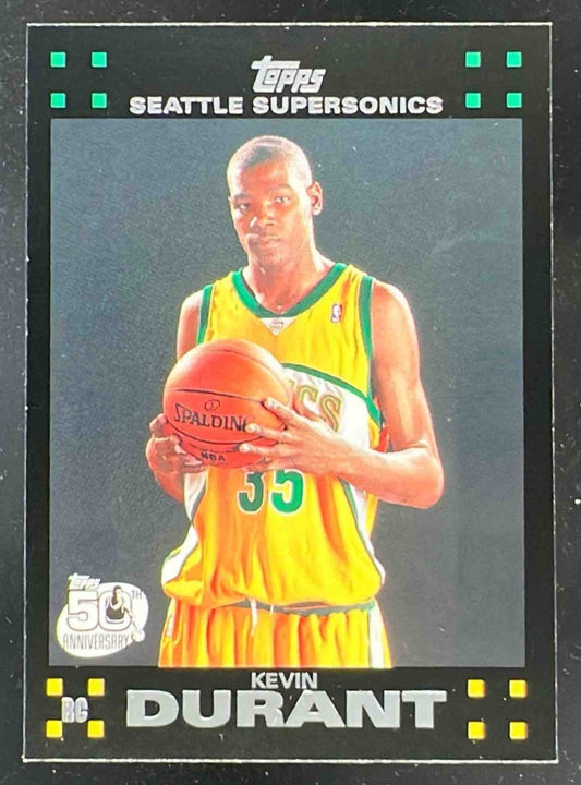 2007-08 Topps #112 Kevin Durant RC