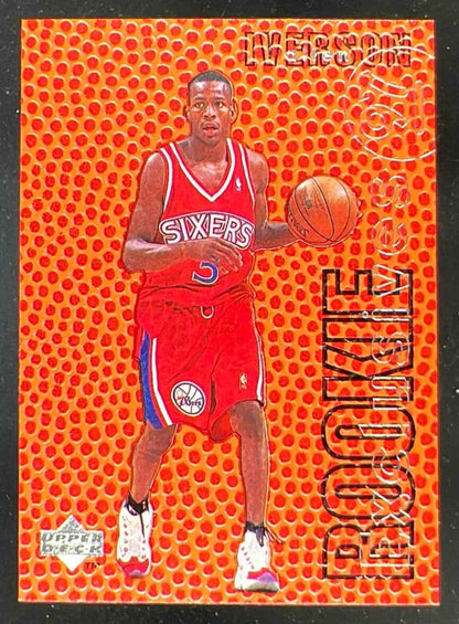 1996-97 Upper Deck Rookie Exclusives #R1 Allen Iverson RC