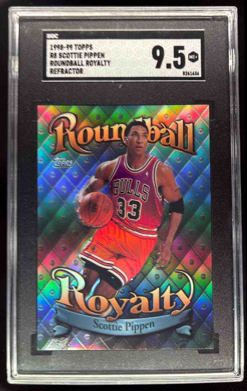 1998-99 Topps Roundball Royalty Refractor #R8 Scottie Pippen SGC 9.5